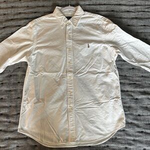 Men’s Ralph Lauren White Button Down Shirt